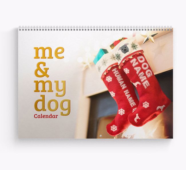Personalised Me & My Dog Calendar featuring {dogsName}